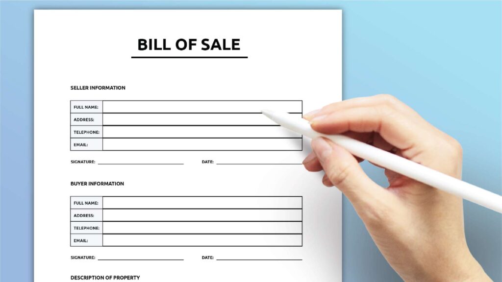 The Essential Guide to Understanding a Bill of Sale - Benches