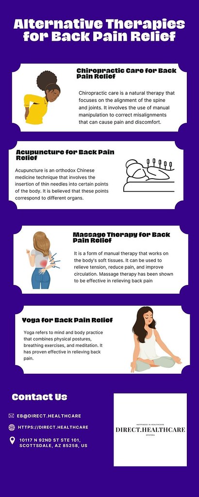 Alternative therapies for back pain relief