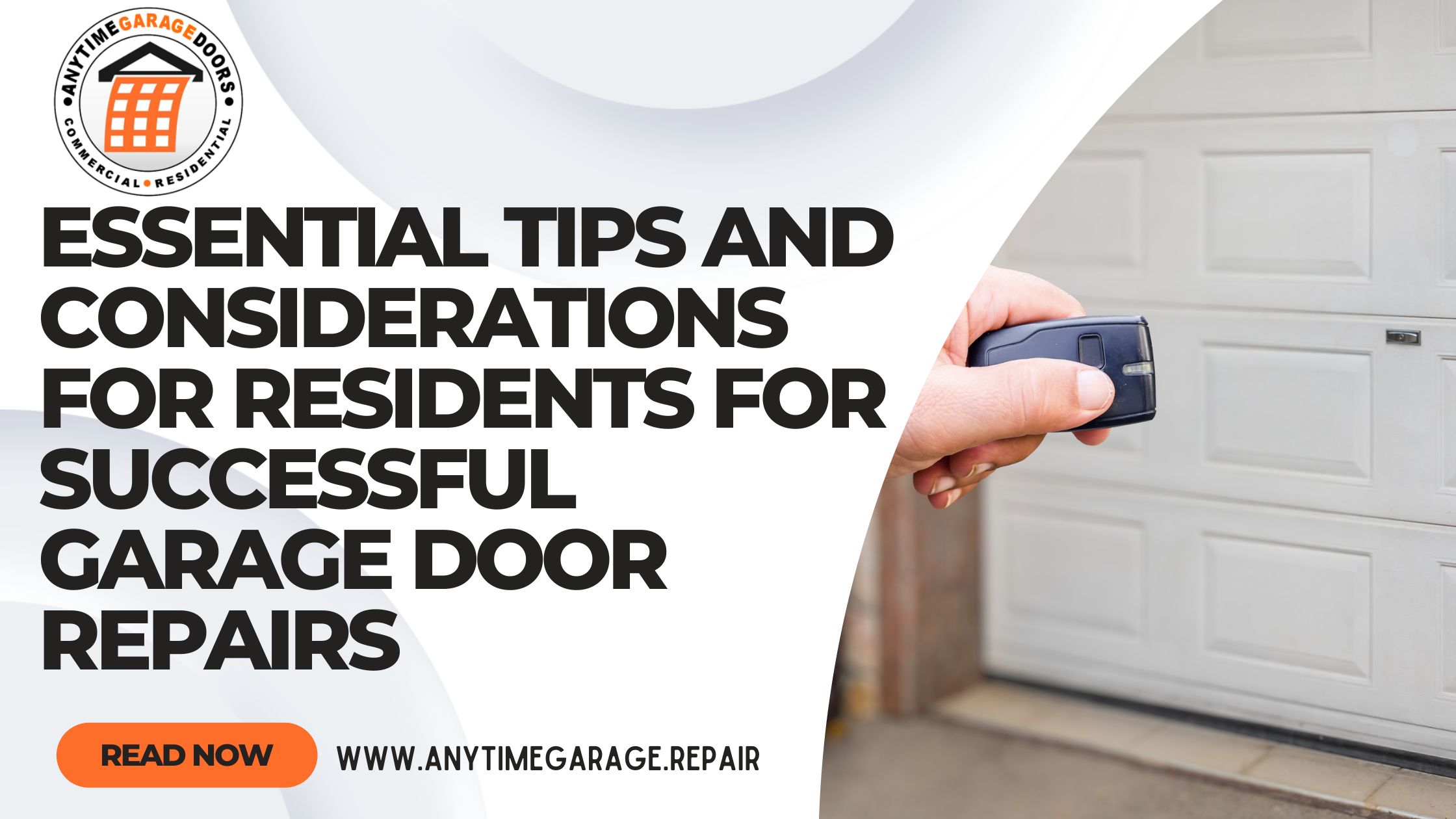 Essential Tips and Considerations for Residents for Successful Garage Door Repairs  – Anytime Garage Door Repair Madison