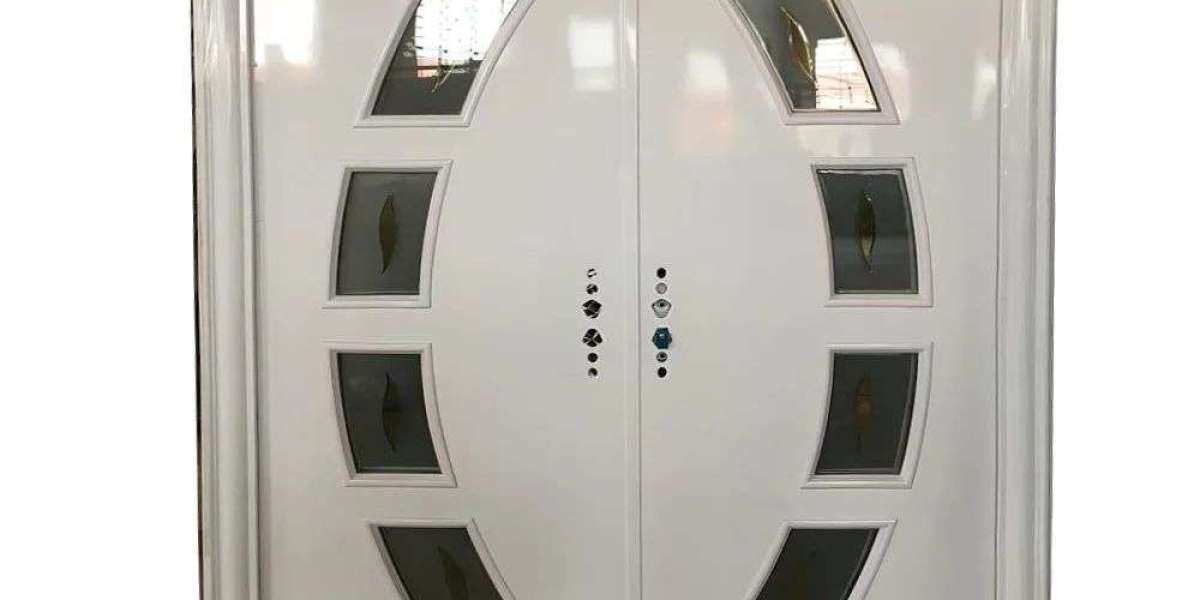 Advantages of steel glass security entrance double door