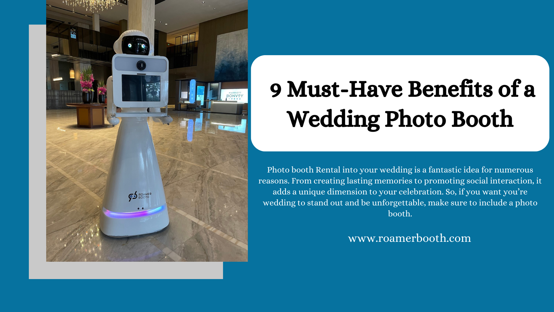 Frame-Worthy Moments: The 9 Must-Have Benefits of a Wedding Photo Booth -