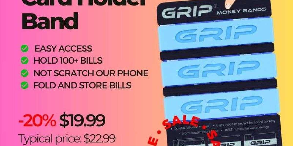 Time to Ditch the Bulky Wallet. Check Out Our Card Holder Bands! | Grip Money Official