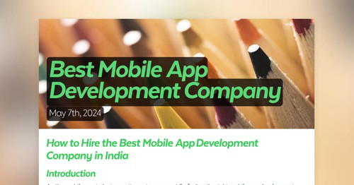 Best Mobile App Development Company | Smore Newsletters